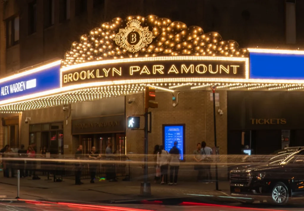 Brooklyn paramount theater at Fort Greene neighborhood near Eighty Nine Dekalb luxury rental.